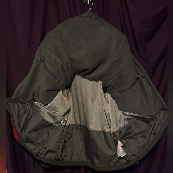 EUC Columbia Interchange Red/Gray 2-in-1 Coat w/Hood sz L - Picture 8 of 9